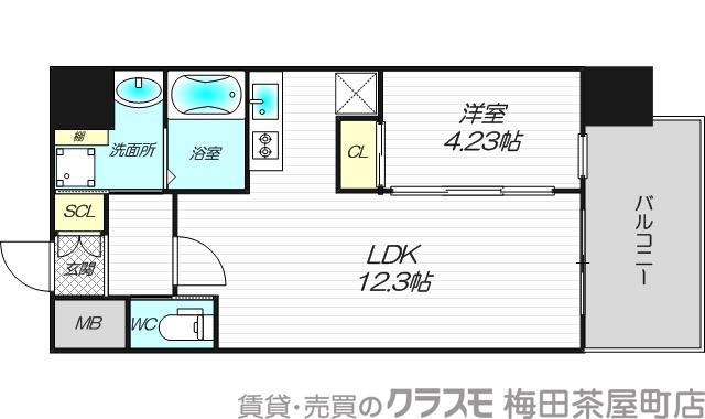 木川西の完工年月(2025年8月)築の賃貸マンションの間取り