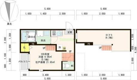 Long An Sky(ロンアンスカイ)の間取り