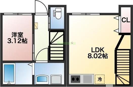 イニシアティブ原ノ町の間取り