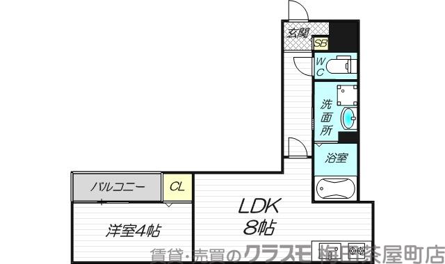 ALEGRIA豊津の間取り