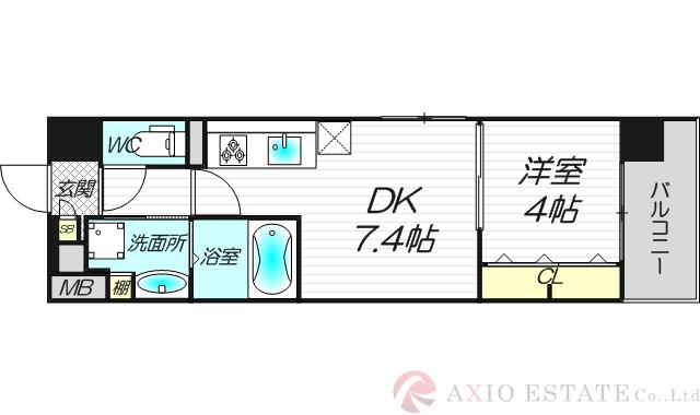 シャイニング福島離宮の間取り