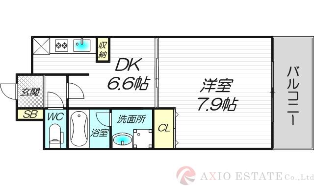 アーバネス淀川の間取り