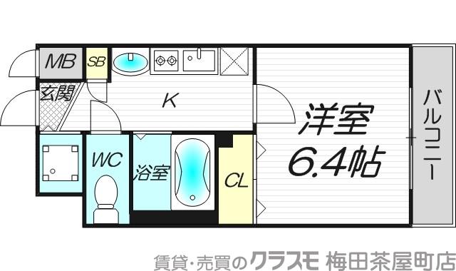 プレサンス新大阪クレスタの間取り