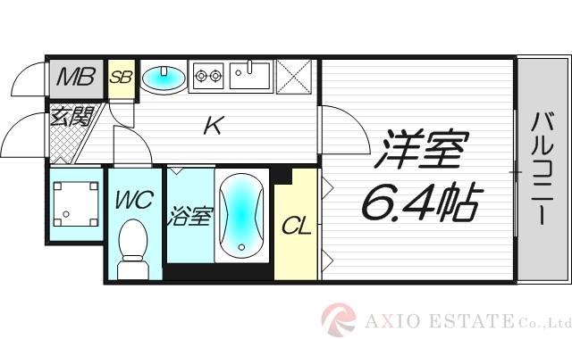 プレサンス新大阪クレスタの間取り