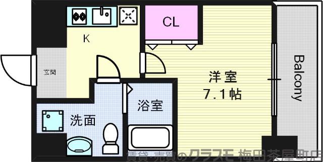 サムティ江坂JuReveの間取り