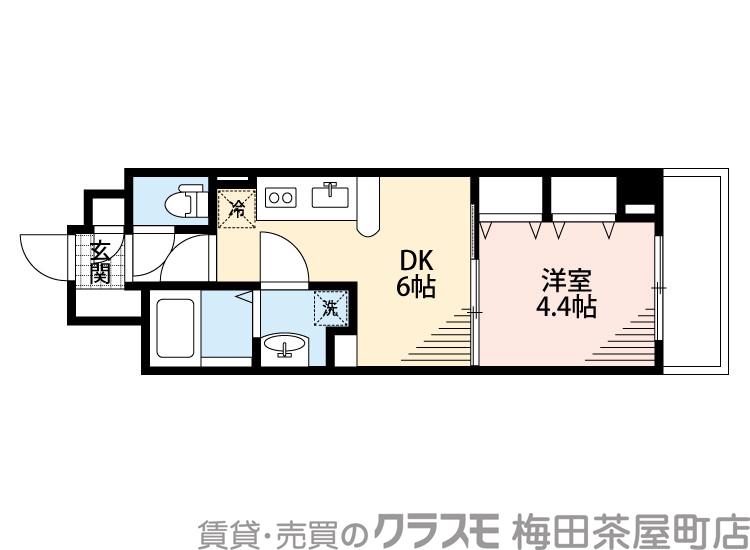 セントロイヤルクラブ新大阪の間取り