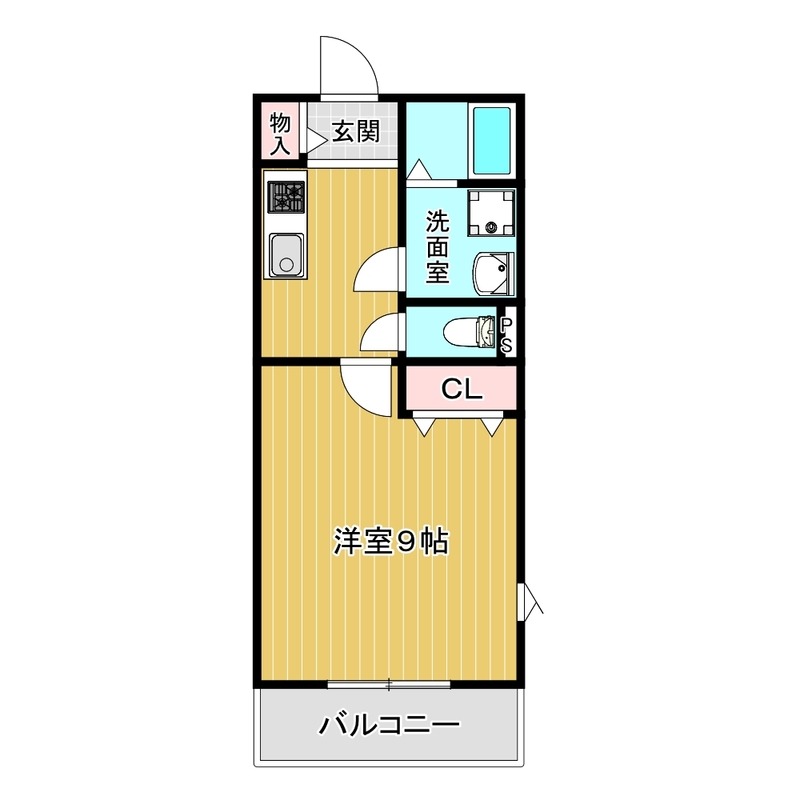 ベリッシモ春日の間取り