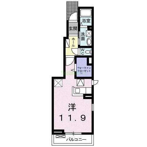 カルムAの間取り
