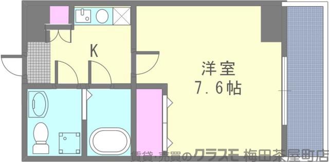 SERENiTE江坂四番館の間取り