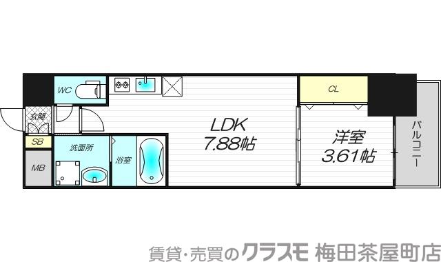 垂水町の完工年月(2023年1月)築の賃貸マンションの間取り