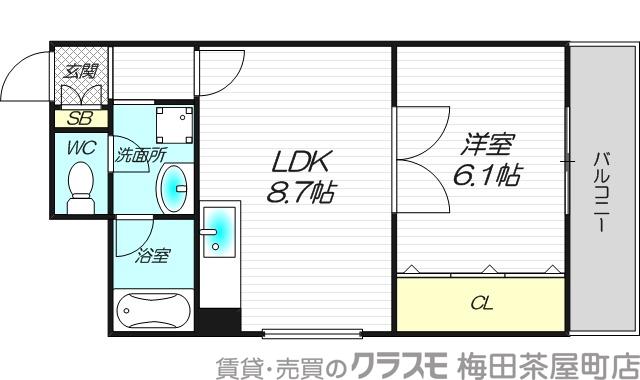 マイルド新大阪レジデンス3号館の間取り