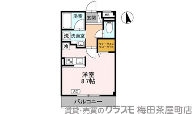 ラトゥール江坂の間取り