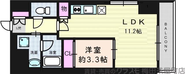 メセナ緑地公園の間取り