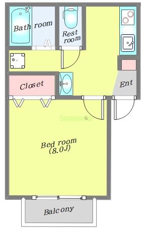 リヒトハイム富沢の間取り