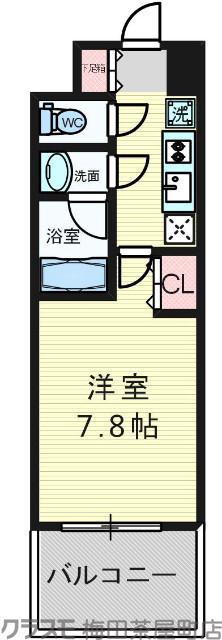 豊津町の完工年月(2010年10月)築の賃貸マンションの間取り