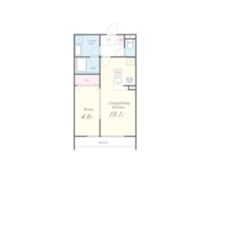 プランドール新町の間取り