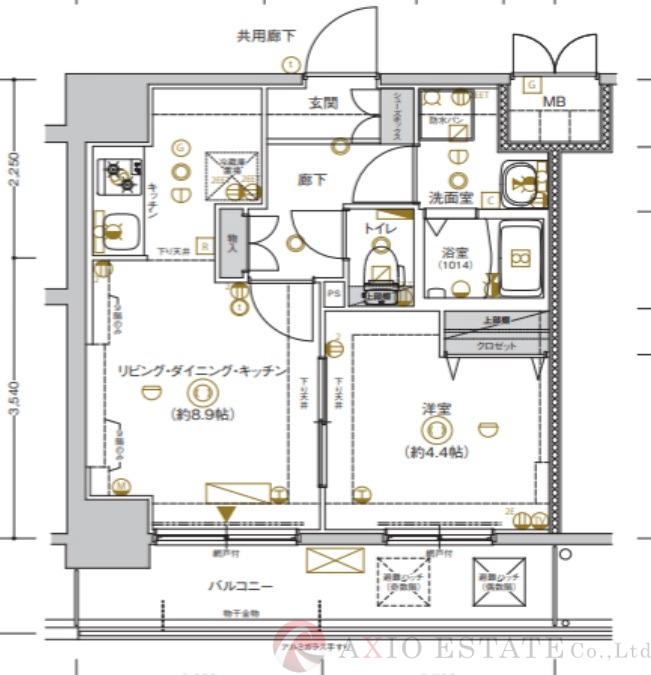 CREST TAPP新大阪の間取り