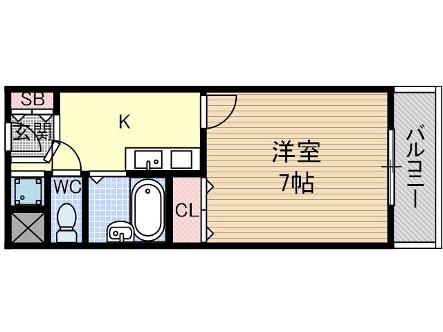 プランドール松本の間取り