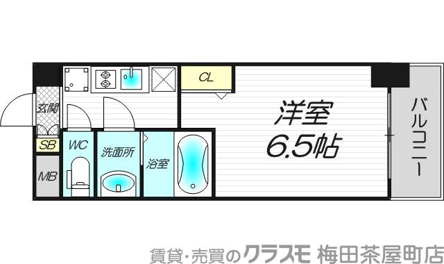 西淡路の完工年月(2022年9月)築の賃貸マンションの間取り