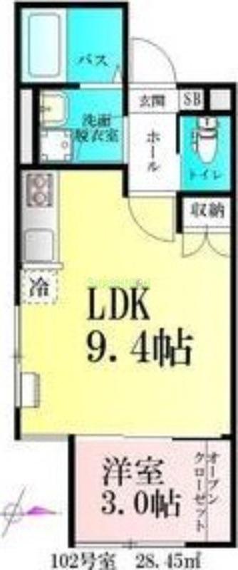 BAU上杉公園の間取り