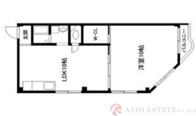 高木ハイツの間取り