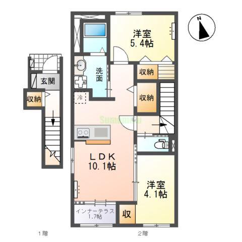 コンフォースNの間取り