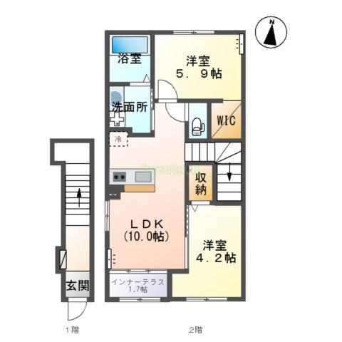 パーチェミノクラ(pace minokura)の間取り