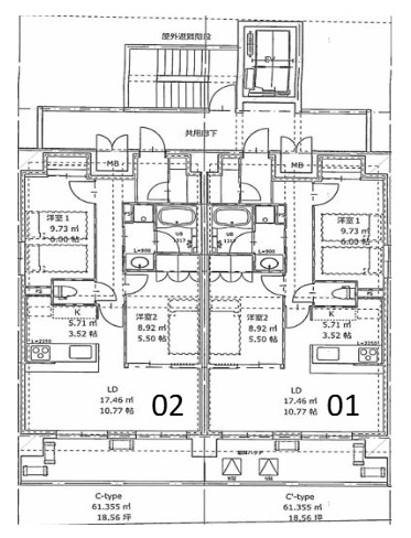 パラドール:Yの間取り