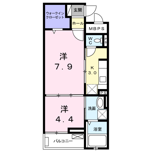 クリアネスコートの間取り