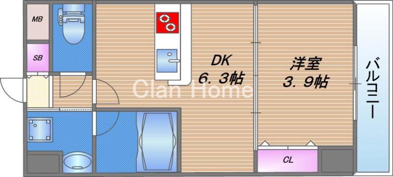 ヴィーナス今里の間取り