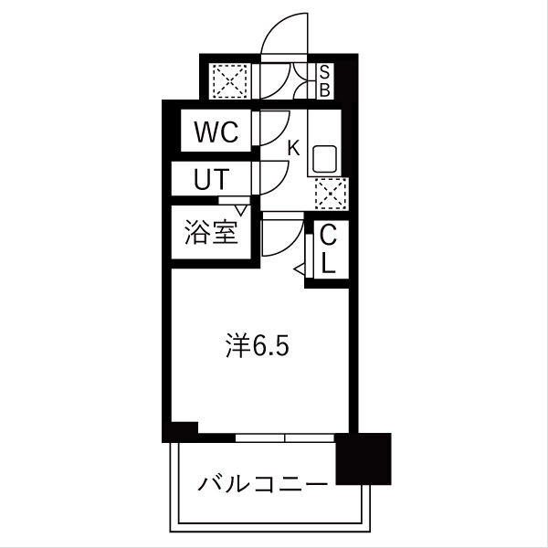 レジュールアッシュ緑橋駅前の間取り