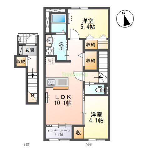 コンフォースNの間取り