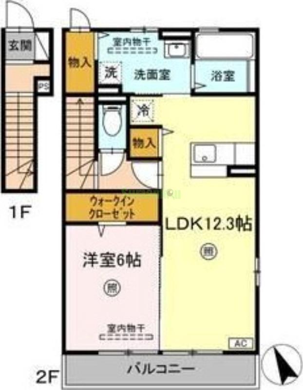 アイリス八乙女の間取り