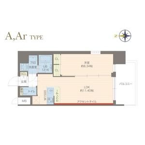 プレジオ城東の間取り