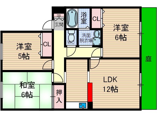 メゾンL&Kの間取り