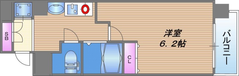 プレサンス大手前パークサイドⅡの間取り