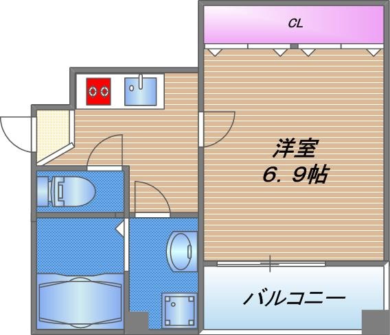 アルトモンターナ森ノ宮の間取り