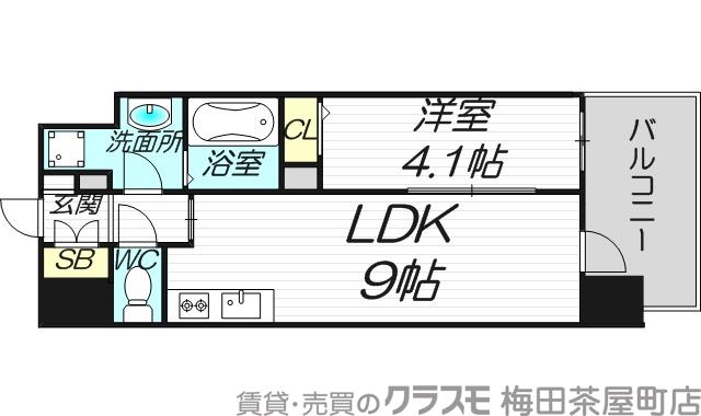 東中島の完工年月(2017年8月)築の賃貸マンションの間取り