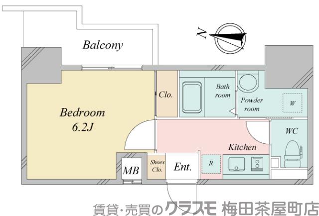 宮原の完工年月(2020年9月)築の賃貸マンションの間取り