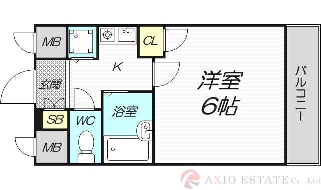 リーガル新大阪Ⅴの間取り