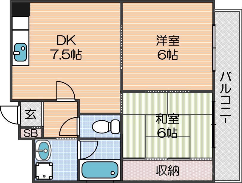 シェーヌ・パレの間取り