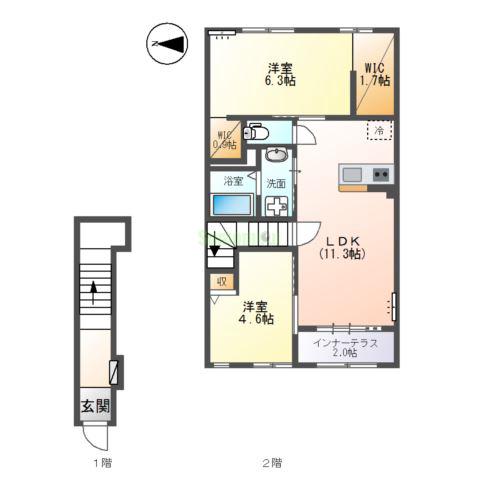 Breeze Hills (ブリーズヒルズ)の間取り