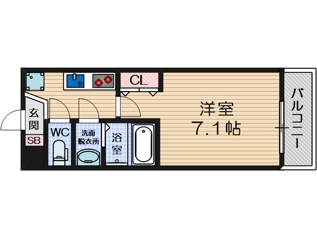 千里丘東の完工年月(2026年2月)築の賃貸マンションの間取り