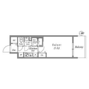 アドバンス大阪アネラの間取り