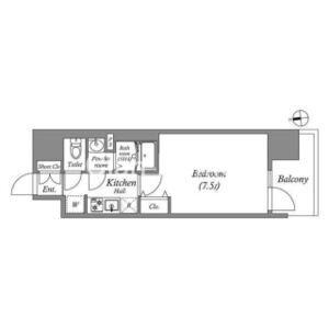 アドバンス大阪アネラの間取り