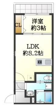 ステリア森ノ宮の間取り