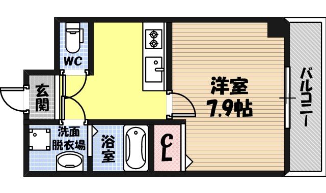 Lasperanza Kyobashiの間取り