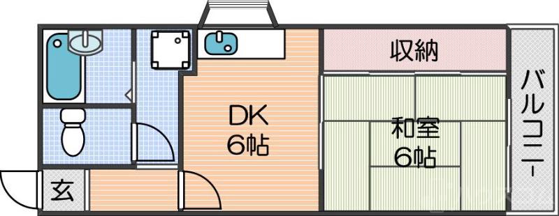 サンハイツ野口の間取り