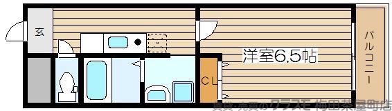 NOB西梅田の間取り