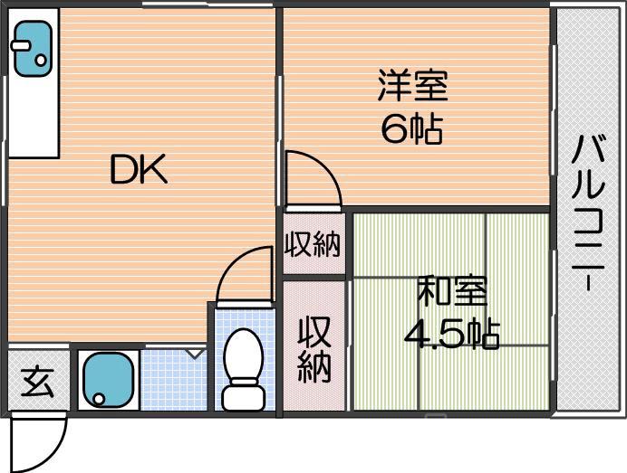 オリーブコートの間取り